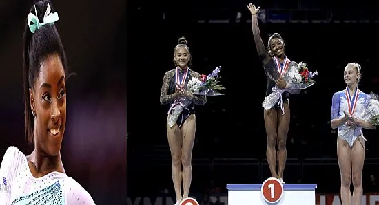 Simone Biles Wins 6th All Around Most Decorated Title